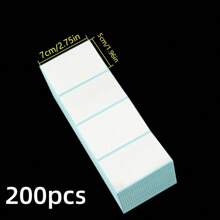 200, 500, 1000 pièces Étiquette papier blanche thermoréactive 7 "X5" pour la logistique, le transport et la gestion des entrepôts.