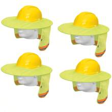 TRUPER KIT 4 PZ-Foldable Helmet Sunscreen, Green With Reflector - Green - View 1