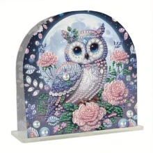 1pc/Set DIY Animals Diamond Art Tissue Holder -Owls, Bird, Chicken Pattern Designs Crystal Rhinestones Diamond Painting Napkin Holder Size