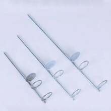 Sea Rod Double Ring Bracket Sstainless Steel Ground Insertion Fishing Rod Bracket Outdoor Fishing Gear Accessories - Camel - View 6