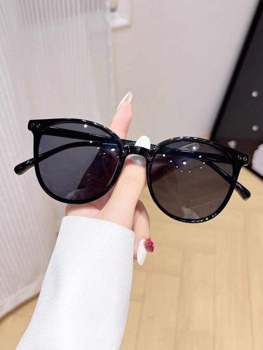 1pc Y2K Square Frame Retro Stylish Fashion Glasses, Daily Wear Sports Fashion Glasses