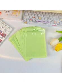 30个马卡龙色自封可重复使用包装储物袋，加厚透明彩色密封袋，包装袋，适用于项链、手链、珠宝、礼品包装、情人节礼物包装、装饰包装、配饰收纳、化妆品样品、办公用品情人节 - 彩色 - 查看 17