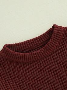 Newborn Baby Sweaters - Dark Brown - View 4