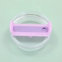 40 盎司玻璃杯盖 - 水瓶塑料替换盖 - 保持饮料新鲜且防漏 - 透明主體 - 查看 16