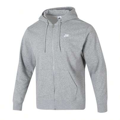 Nike 男裝針織夾克夾克/外套AS M NK CLUB FT FZ HOODIE FN3885-063