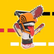 Crunchyroll 1PC Officially Licensed Denji Figural Bank Metamorphosis Exquisite Craft Animation Peripheral New Favorite Creative Deposit Box Financial New Choice Public Security Demon Hunter