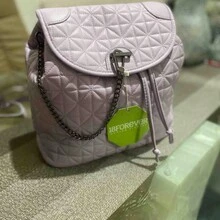 Mochila 18 Forever Lila capitonada vinipiel - Lila Púrpura - Ver 3