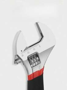 一個150MM-300MM活動扳手工具大全萬能活口扳手多功能大開口扳手-沾塑活動扳手-套柄扳手-五金工具-多功能扳手-活絡扳手-小巧玲瓏-大多用-加厚手柄-刻度清晰-做工精緻-手感舒適