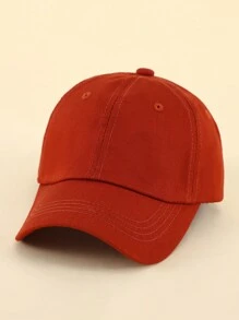 1pc Bright Solid Color Baseball Cap For Kids, Suitable For Boys & Girls, Daily Outfit, Spring/Summer/Autumn - 1PC - View 21