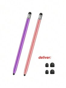 Rubber Tip Stylus Pen For Touchscreen, Compatible With Apple, Capacitive Stylus Pen Compatible With IPad And Tablets - Multicolor - View 11