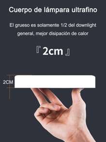 Downlight LED ultrafino de apertura regulable sin bisel Plafón cuadrado oculto sin bisel - 18w - Ver 9