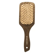 M BONI 8079 WOOD LINE HAIRBRUSH MEDIUM RACKET - Marrón Chocolate - Ver 1
