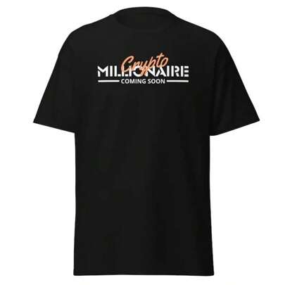 Crypto Millionaire T-Shirt, Cryptocurrencies Enthusiast T-Shirt, Crypto Trader T-Shirt, Funny Crypto T-Shirt, Investor Gift T-Shirt