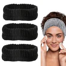 3pcs Women Ladies Elastic Headband Band Bowknot Cute Head Hair Accessories Flexible Head Band - Multicolor - View 10