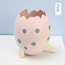 1 pièce Support pour stylo œuf de dinosaure à la mode - boîte de rangement de grande capacité pour fournitures de bureau et accessoire décoratif