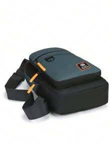 男女新款胸包男士斜挎包休闲牛津布背包胸包外卖适合青少年夏季休闲户外运动或度假旅行或毕业礼物或生日礼服配饰 - 彩色 - 查看 5