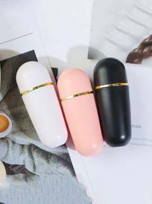 2pcs/1set 火山岩吸油球工具，吸油滚珠，缩小毛孔油棒，便携式迷你吸油海绵，可拆卸和重复使用，清除表面油污，适合居家、通勤、旅行。首次使用前请用纸巾擦拭球面。 - 彩色 - 查看 1