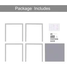 Jooli H Glass Dining Table, 75cm Square Kitchen Table With Tempered Glass Top And Metal Frame For Dining Room Meeting Room - Grey - View 5