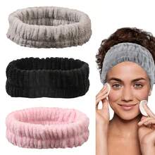 3pcs Women Ladies Elastic Headband Band Bowknot Cute Head Hair Accessories Flexible Head Band - Multicolor - View 11