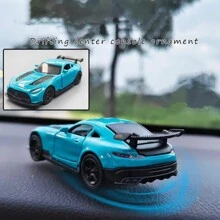 [Dynamic Decoration] Dynamic Drift Car Dashboard Decoration, Iron Material, Uncharged Power Mode, Novelty Model With Physics-Based Movement For Vehicle Interior Accessory, Car Accessories