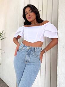 Mon Jeans Pants Without Lycra For Women - Rửa trung bình - Xem 5