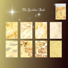 16 sztuk artystycznych naklejek brokatowych, materiały bazowe do dekoracji DIY do scrapbookingu/notesu/planera/laptopa/dziennika/ramki na zdjęcia/koperty/rzemiosła - kreatywne materiały do kolażu DIY