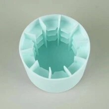 1PC Blue Silicone Ice Mold, Cylindrical Ice Tray, Silicone Ice Tray, Ice Cup Ice Storage Box, Mini Cup Ice Bucket Ice Box, Small Ice Cup And Cylinder Easy Release Ice Mold, Kitchen Tools