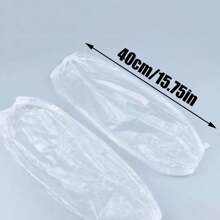 50/100/200pcs/Pack Disposable Plastic Covers, Waterproof, Oil-Proof, Dust-Proof Transparent Plastic Covers, Suitable For Catering, BBQ, Household Cleaning