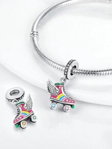 STYFNE 各式各样的鞋子主题饰品 - 包括沙滩拖鞋、溜冰鞋、芭蕾舞鞋、婴儿鞋、镂空木屐、向日葵吊坠、手工 DIY 珠宝配饰、日常小礼物 - 彩色 - 查看 21