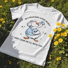 Registered Silly Goose Shirt Funny Nurse Sweatshirt RN Gift Nurse Appreciation Gifts Silly Goose Nurse Sweater Gag Gift for Nurses - Blanco - Ver 1