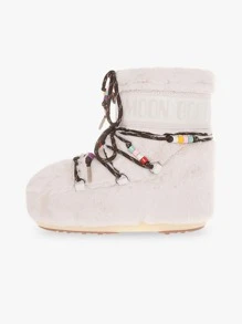 Moon Boot ICON LOW FAUX FUR BEADS - kem - Xem 6