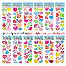 100+ Style Random Ship 6pcs Cartoon Bubble Stickers Children Daily Decoration Stickers Waterproof Creative Graffiti Stickers Puzzle Sticker Toys Gift For Kids - Multicolor - View 13