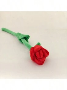 1 件毛绒玫瑰花束、窗帘夹、新娘花束、家居装饰、母亲节、情人节礼物、可折叠人造花房间、粉色毛绒、毛绒花束 - 彩色 - 查看 22