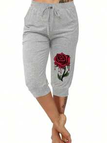 大码纯色休闲短裤，简约时尚日常穿着