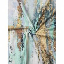 Women's All Over Print Crew Neck T-Shirt Short Sleeve Tops Women Clothes SOFIA'S CHOICE Women's Oversized Tie Dye Shirts Crewneck Short Sleeve T Shirt Casual Summer Tee Tops Women'S Day Gifts For Mother Sister Or Female Friend Girlfriend Suitable For Gatherings Daily Activities Work Leisure Entertainment Beach Travel Show Personality And Fashion Attitude - 淺綠色印花 - 查看 4