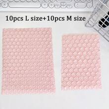 15 piezas Bolsa de regalo con forma de corazón romántico. Bolsa de embalaje de seguridad a prueba de golpes y caídas. Bolsas de protección para joyas, fotos, postales, tarjetas de felicitación. Bolsas de empaquetado para cosméticos. Bolsas de burbujas para descomprimir, para Navidad y San Valentín