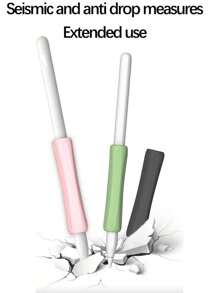 Funda protectora de silicona compatible con el lápiz Apple Pencil, con forma de diamante, antideslizante y antimusgo, protección contra caídas compatible con el Apple iPad
