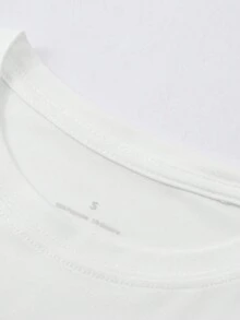 女士宽松休闲T恤，超大码女士时尚休闲爱心与三叶草印花短袖T恤，白色女士圆领宽松舒适休闲运动短袖T恤，女士白色上衣，女士白色短袖T恤，春夏服装