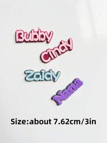 1 pièce Aimant de réfrigérateur personnalisé avec nom, aimants de nom de famille, aimants de nom de casier, aimants personnalisés de nom de réfrigérateur, aimants de nom en acrylique, cadeau idéal pour la famille et les amis, aimants pour réfrigérateur