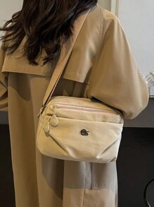 Crossbody Handbags For Women With Multi Pocket Shoulder Bag Nylon Travel Purse