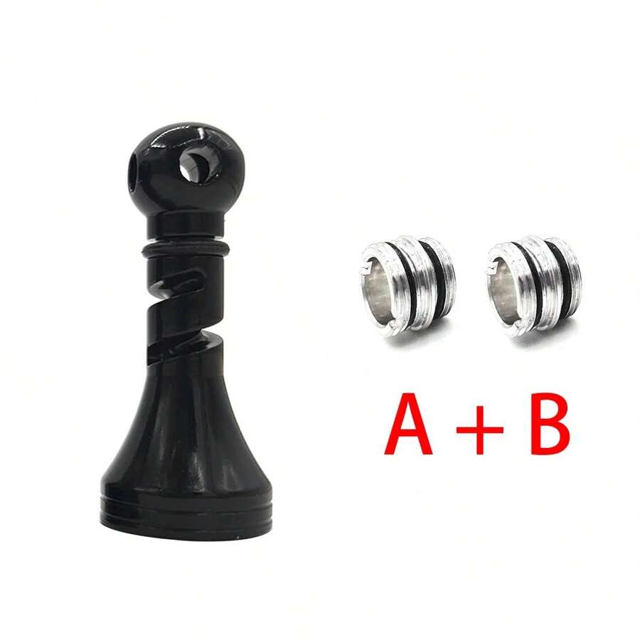 Soporte de manija de carrete de pesca para carretes giratorios DAIWA SHIMANO PENN, soporte de equilibrio, barra de equilibrio de reemplazo de carrete de pesca - Negro - Ver 1