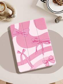 蝴蝶结内衬平板平板电脑保护壳适用于 iPad Mini 4/5/6/7、iPad 7/8/9 10.2 英寸，内置笔槽适用于三星 Tab S6 10.4 英寸、Tab A7 Lite 8.7 英寸，Ins 风格保护壳，适合返校、情人节、新年礼物 - 彩色 - 查看 6