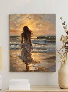 لوحة رقمية DIY للشاطئ: إضاءة الحياة الإبداعية، تصوير عالم ملون. لوحة رقمية DIY، ابدأ في رحلتك الفنية. إنه المزج الكامل بين الإبداع والمرح، خيار مثالي للتفاعل وتبادل مشترك. مع تحديد رقمي واضح، حتى بدون أي خلفية في الرسم، يمكنك البدء بسهولة، وأن يصبح الجميع فنانًا.