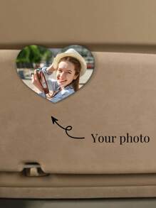 Pince de pare-soleil de voiture en acrylique personnalisée, pince de pare-soleil de voiture personnalisée avec photo et texte, décoration de voiture personnalisée, décoration de miroir de maquillage de voiture personnalisée, photo de voiture personnalisée, cadeaux d'anniversaire personnalisés DIY, cadeaux de Noël, cadeaux de la Saint-Valentin, cadeaux d'anniversaire, cadeaux de couple, cadeaux de fête des mères, cadeaux de fête des pères, cadeaux commémoratifs pour animaux de compagnie, cadeaux de Nouvel An, convient pour les conducteurs, petits amis, petites amies, parents