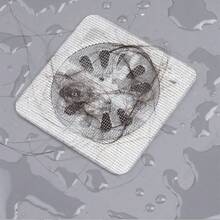 10pcs Disposable Floor Drain Stickers And Drain Filters Can Filter Hair, Prevent Insects, And Prevent Drain Blockages. Suitable For Bathrooms, Kitchens, Balconies, Sinks, Floor Drains, Bathtubs, Sinks, And Other Places. Convenient And Easy To Clean. - Multicolor - View 4