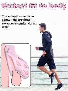 1pc Male Chastity Cage, Large Chastity Device With 3 Sizes Rings And Invisible Lock For Penis Exercise Bondage Gear & Accessories Lightweight Adult Sex Toys Penis Cock Ring Sex Toys Sex Games Sex Toys Penis Ring Sex Toys Strap On Penis Sex Toys SM Product(Pink)