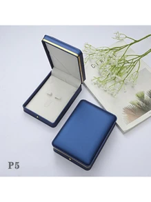 1pc Luxury Jewelry Box, Gift Box For Ring, Pendant, Bracelet, Necklace, Pearl Box, Suitable For Jewelry Packaging - Jewelry Box - View 7