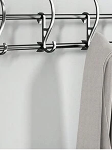 Portant vêtements ajustable du sol au plafond, style minimaliste moderne. Convient pour le salon, la chambre, la maison de location. Organisateur pour vêtements, sacs et chaussures