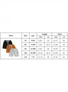 Kids Boys Short Trousers, Casual Party Street Spring Summer Solid Color Drawstring Pants - Blue - View 7