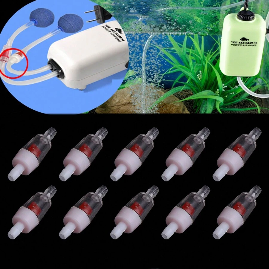 Check For Valve For Fish For Tank Non-Return One Way Small Plastic Valves For 4mm ID Hose Tubing Aquarium Air Pump Acces - Multicolor - View 1